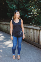 Load image into Gallery viewer, LADIES PERFECT TRIBLEND RACERBACK TANK - Black Frost