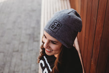 Load image into Gallery viewer, FLEECE-LINED BEANIE CAP - Grey